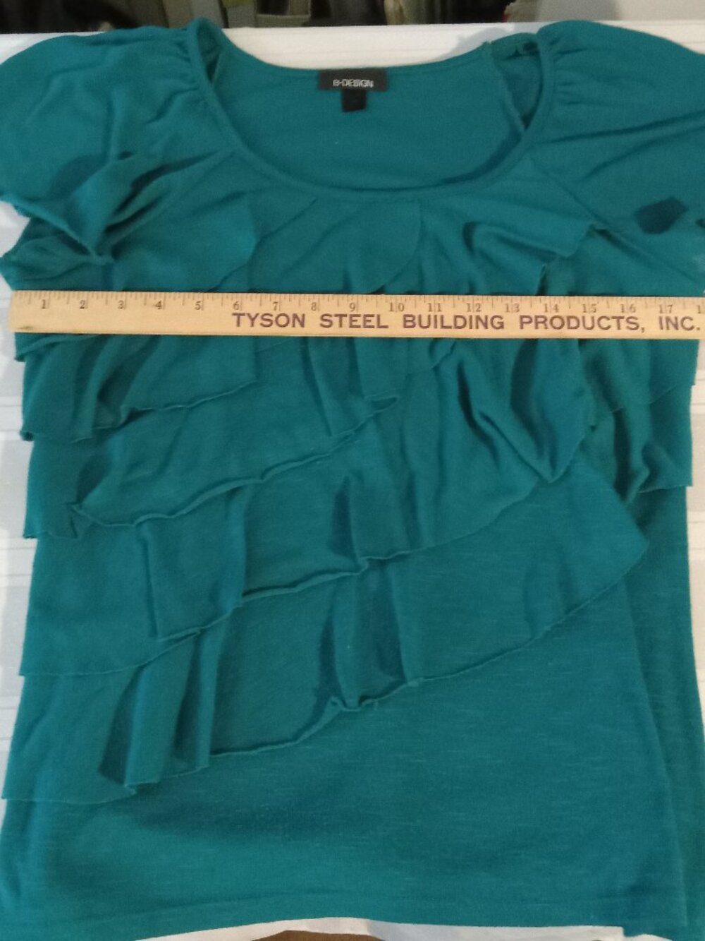 B Design ruffle top - Picture 3 of 5
